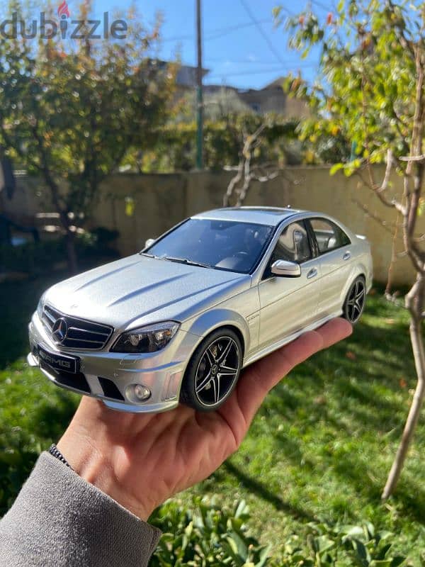 1:18 mercedes c63 amg w204 diecast resin model 0