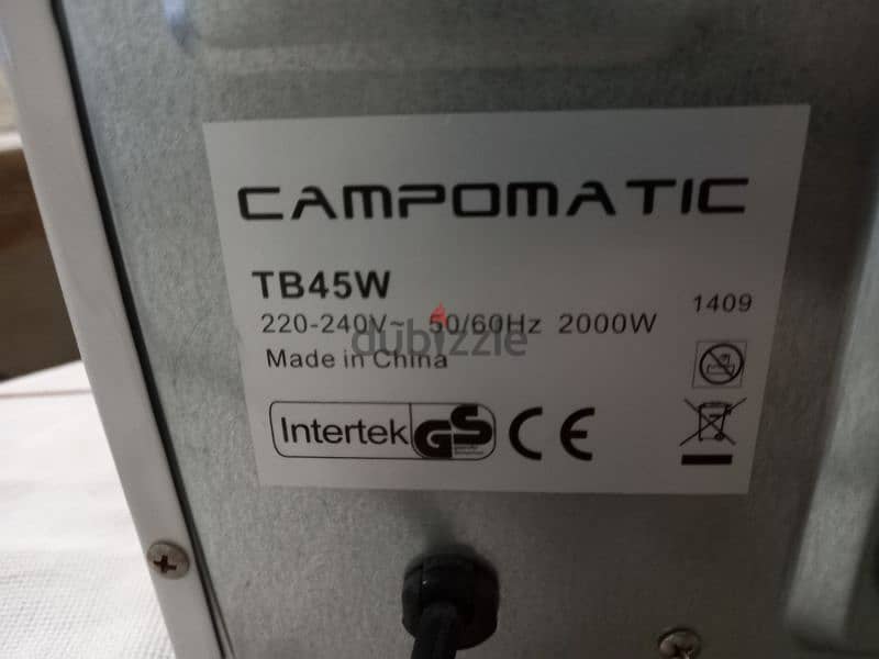 campomatic used electric oven 0