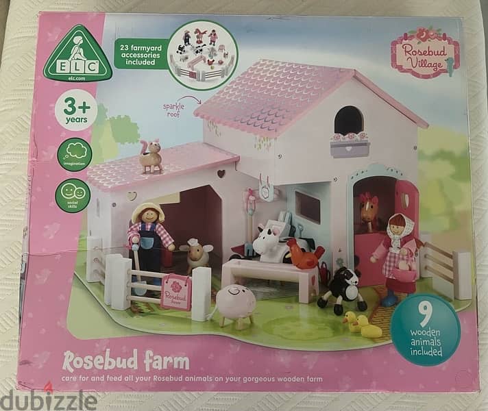 ELC wooden toy farm 0