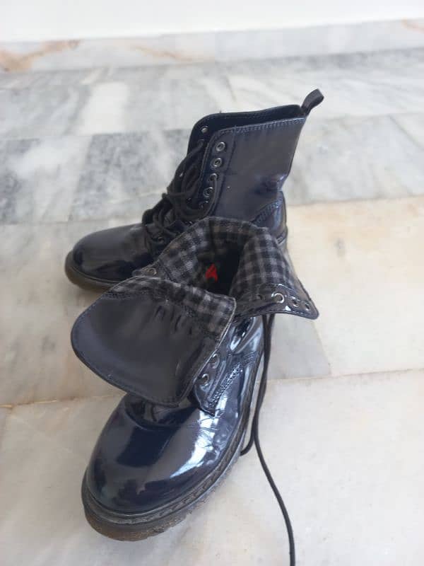 Dark Blue Boots,Size 40 2