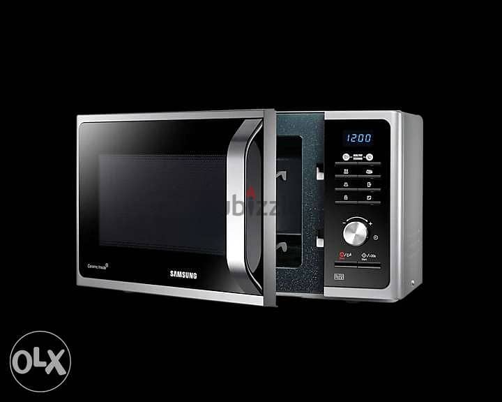 Samsung Solo Microwave Oven, 23 L (MS23F301TAS/EU) 2
