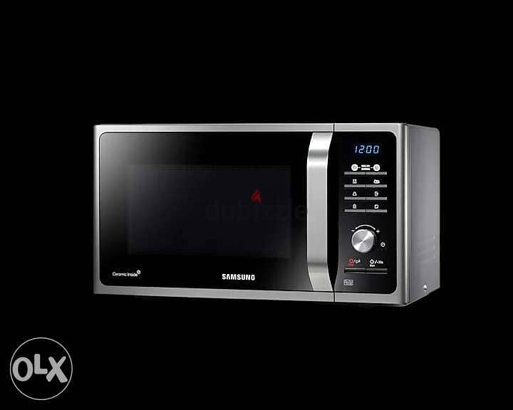 Samsung Solo Microwave Oven, 23 L (MS23F301TAS/EU) 3