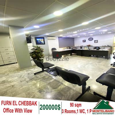 90 Sqm Office for Sale in Furn El Chebbak with City View !!