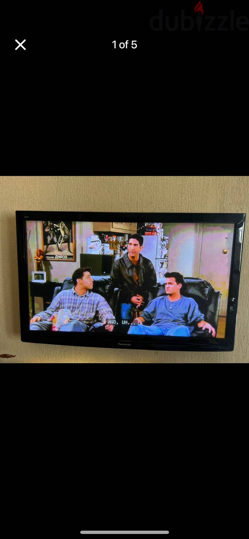 Panasonic TV 50 inch 2 HDMI, RCA, ANT 0