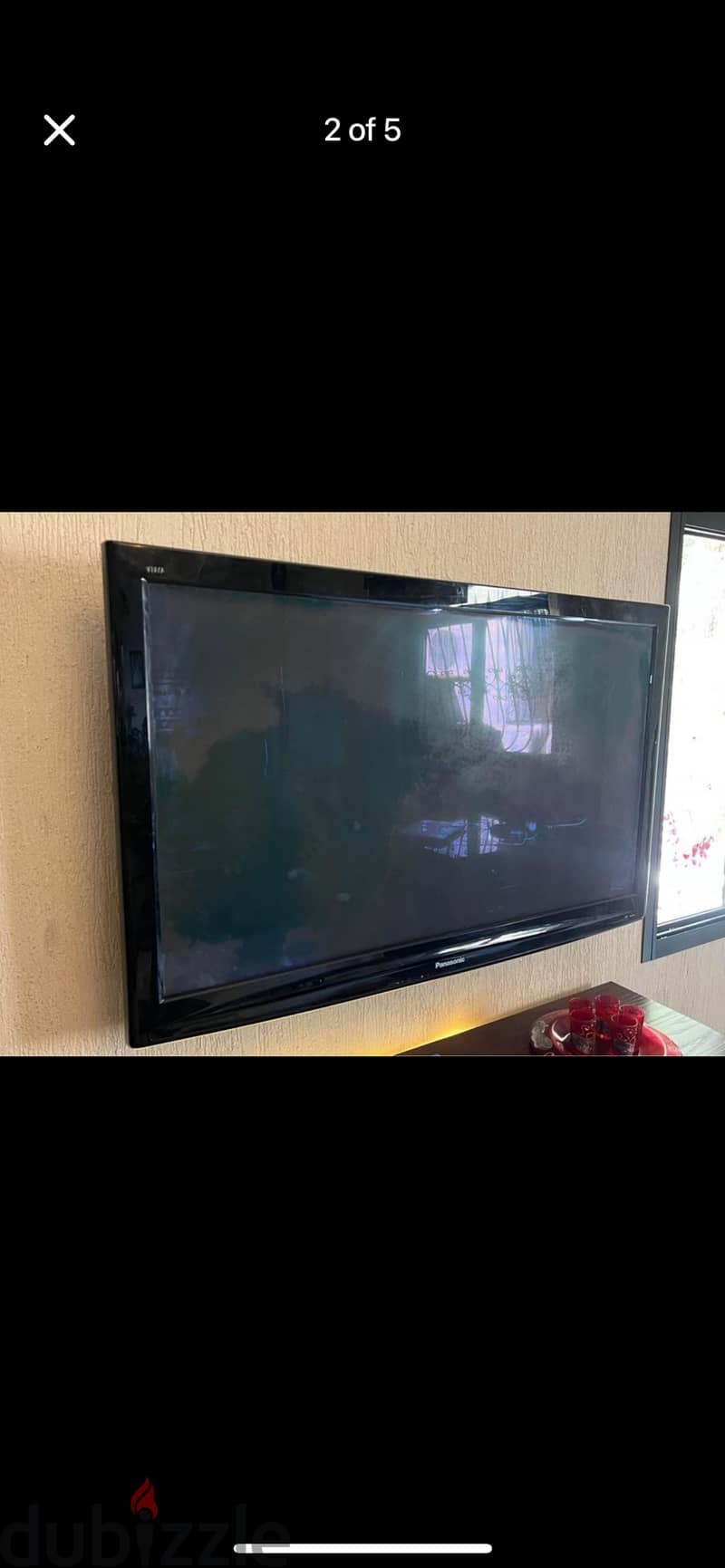 Panasonic TV 50 inch 2 HDMI, RCA, ANT 1