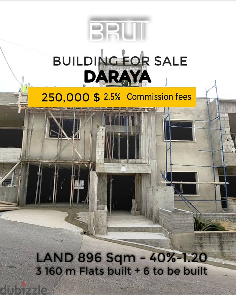 Under construction building for sale in Daraya Keserwan 0