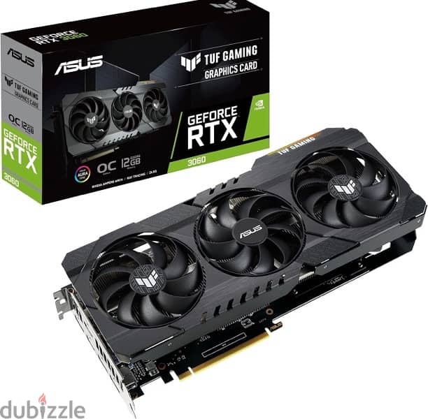 ASUS TUF Gaming NVIDIA GeForce RTX 3060 V2 OC Edition Graphics Card 0