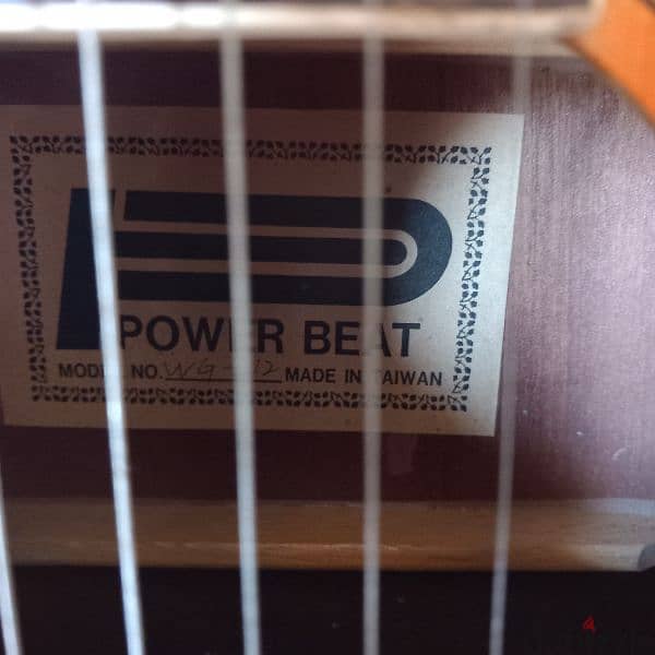 Acoustic Guitar "Power Beat " made in Taiwan 2