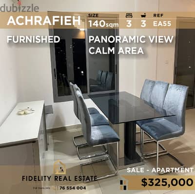 Apartment for sale in Achrafieh furnished EA55