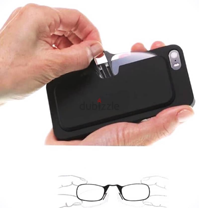 Reading Glasses for Mobile  2.75x  Transparent 1