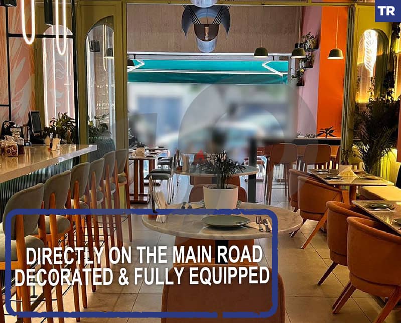 Decorated & equipped -Restaurant -Gemmayze, BEIRUT/جميزه REF#TR114803 0