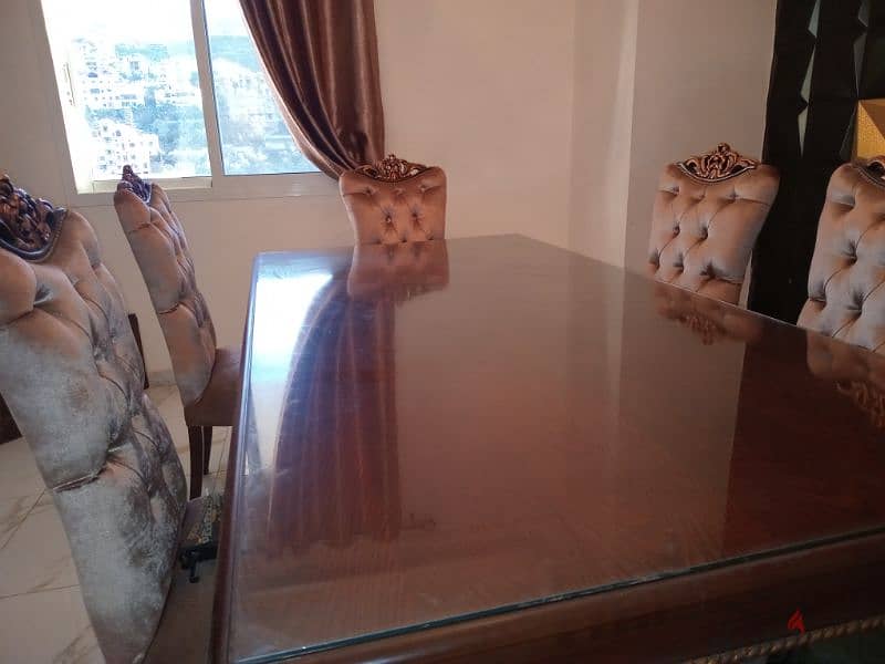 Salon style engraved حفر and dining room 8 chairs HOT DEAL 3,500$ 6