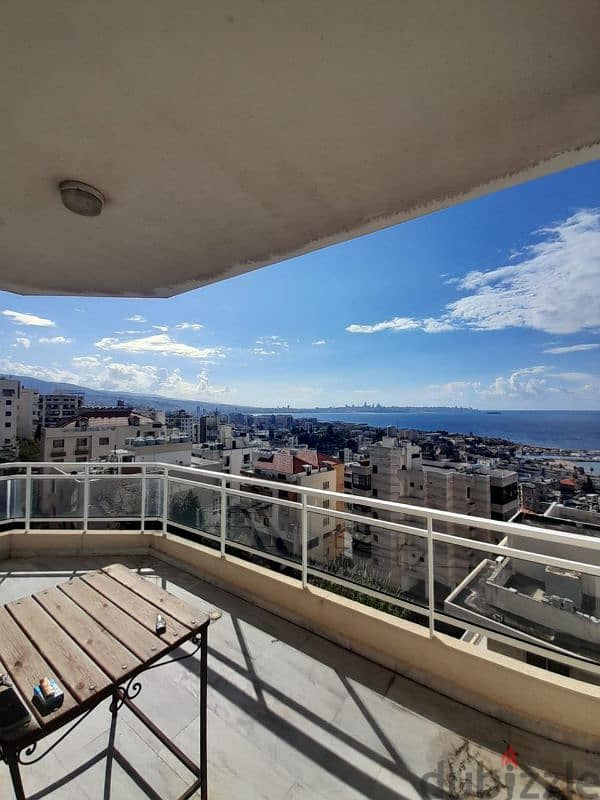 Hot deal panoramic view apartment for sale in dbayeh 0