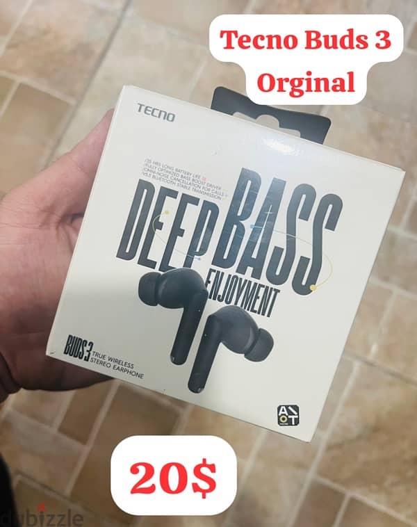 Tecno Orginal Deep Bass for 20$ we deliver all leb 0