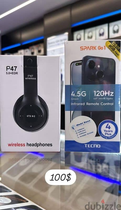 SPECIAL OFFER TECNO SPARK GO1 (8/128GB) WITH FREE HEADSET 0