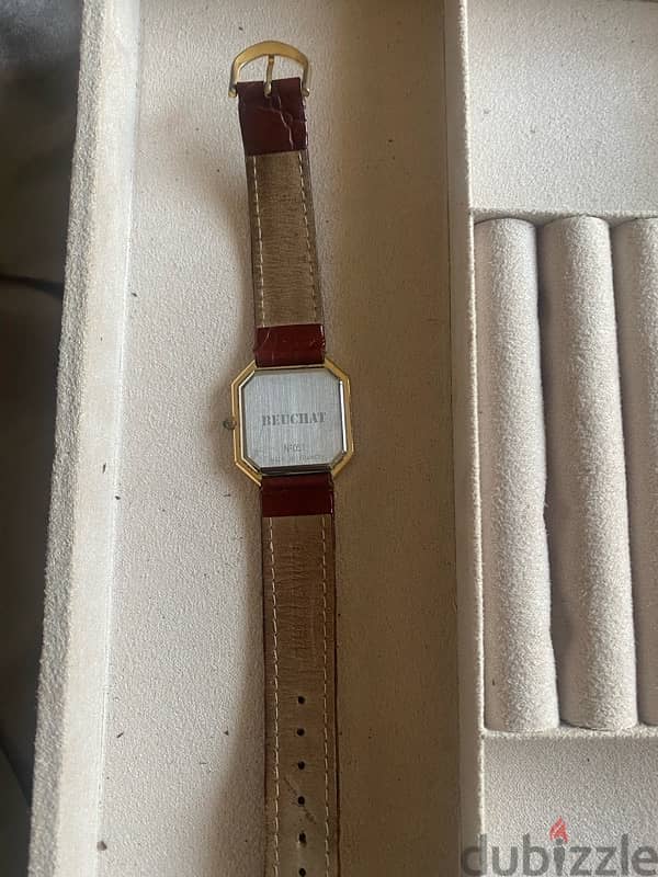 Beuchat brand watch gold plated french made 1