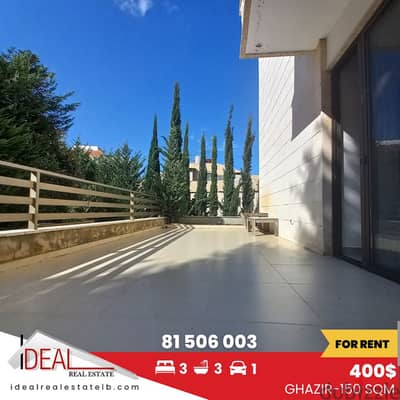 150sqm Apartment for rent in Ghazir REF#EI331