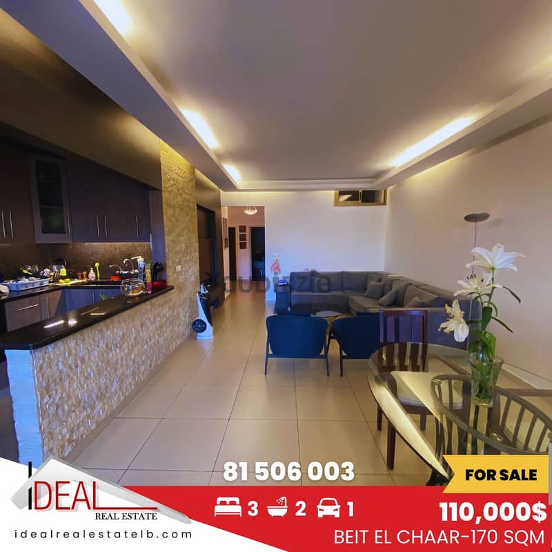 170 sqm Apartment for sale in Beit El Chaar REF#EJ718 0