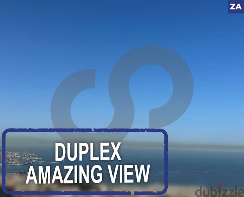 Duplex, Amazing view-sea view -Bayada, Metn/بياضا, متن REF#ZA114665 0