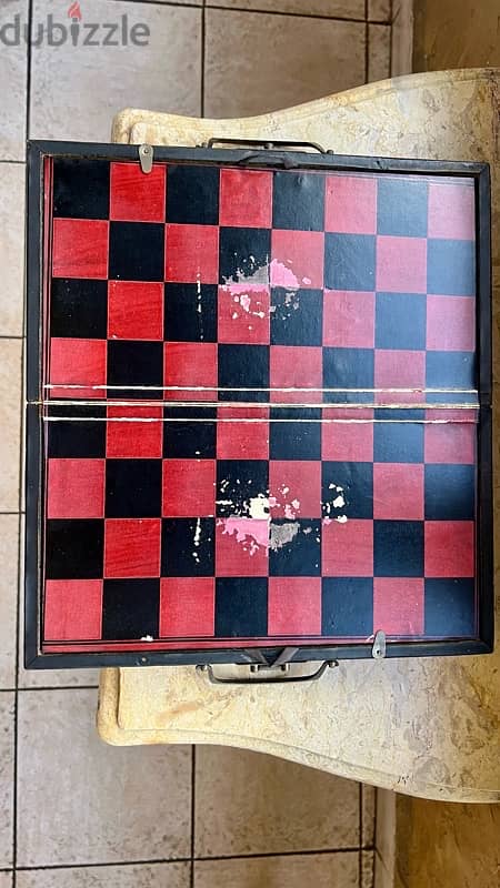 vintage chinese chess set wooden box 7