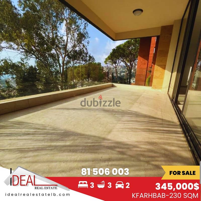 230 sqm  apartment for sale in kfarhbab REF#CE22075 0