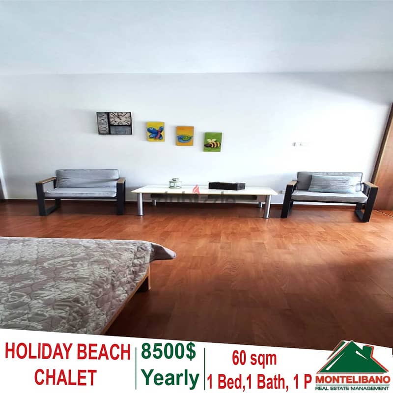 Fully Furnished  60 SQM CHALET FOR RENT in HOLIDAY BEACH Nahr El Kalb 5