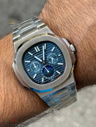 Patek Philippe Nautilus Moonphase Blue Dial