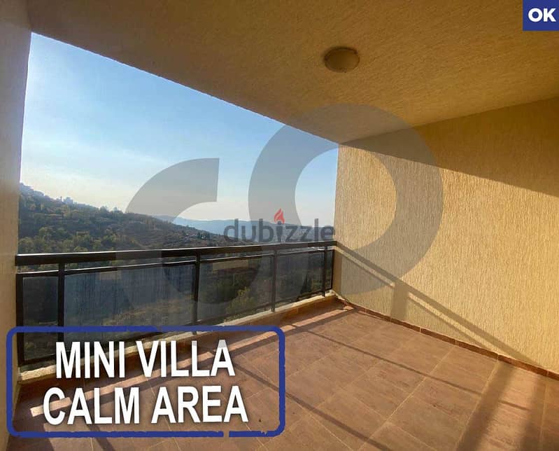 mini villa,Terrace, garden, aley, bhamdoun/بحمدون REF#OK114852 0