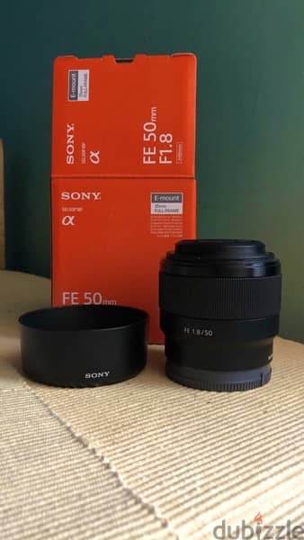 Sony lens FE 1.8 50mm 0