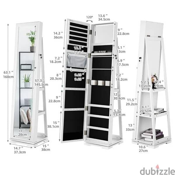 mirror jewelry cabinet 1