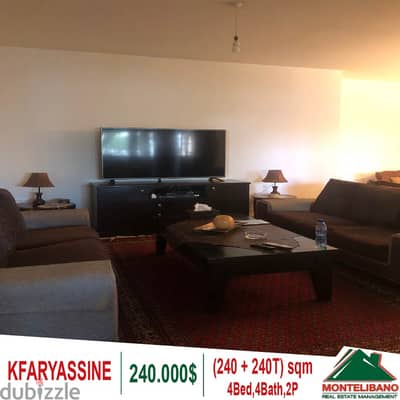 Apartment for rent in Kfaryassine!!