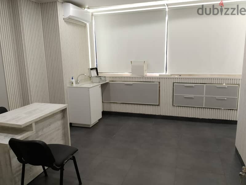 40 Sqm | Decorated Office For Rent In Hamra - Bliss 0