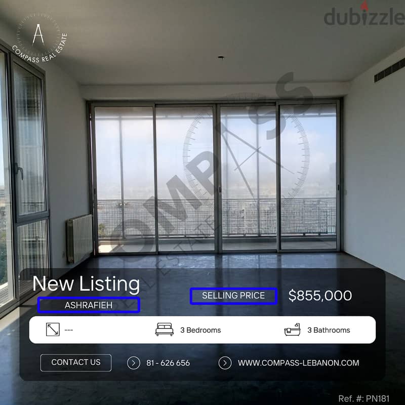 Check this Stunning Apartment For Sale in Ashrafieh 0