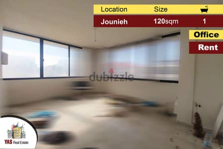 Jounieh 120m2 | 150m2 Terrace | Office | Luxury | Rent | View | YV/TO