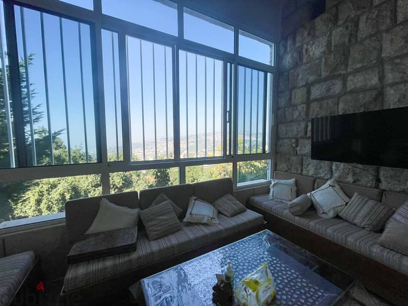 150 SQM House in Ain Aar, Metn with a Breathtaking Mountain View 0