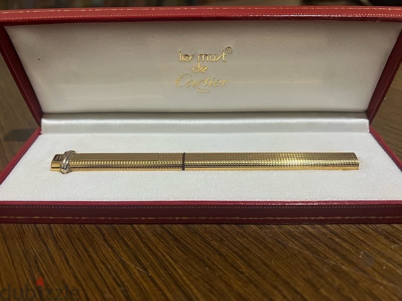 cartier gold plated pen 0