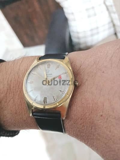 Vintage Automatic Swiss Watch gold plaque G 20 / ساعة