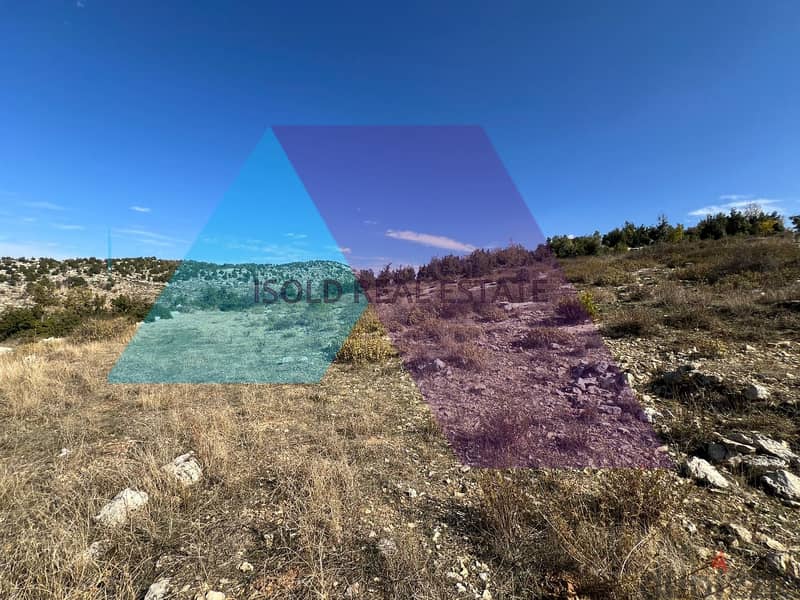 A 1362m2 land having an open mountain view for sale in Mechmech|Jbeil 0