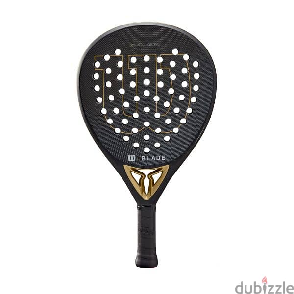 Wilson blade pro v2 gold padel racket 0