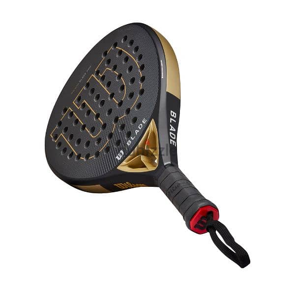 Wilson blade pro v2 gold padel racket 2