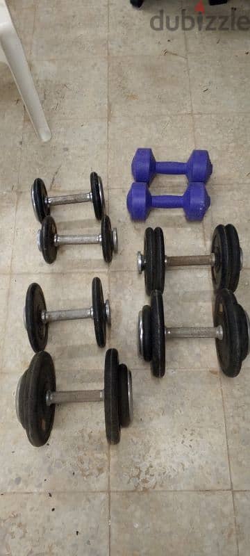 لوازم رياضة dumbbells