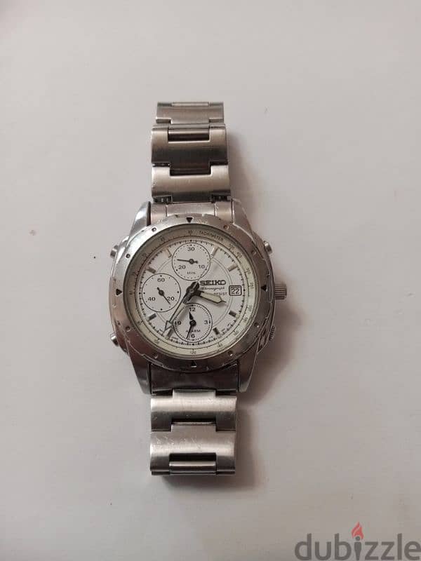 seiko quartz ( chronograph Alarm) 0