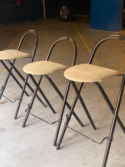 Set of 3 Folding Chairs