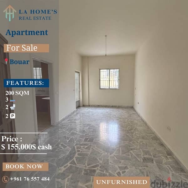 apartment for sale in Bouar شقة للبيع في البوار 0