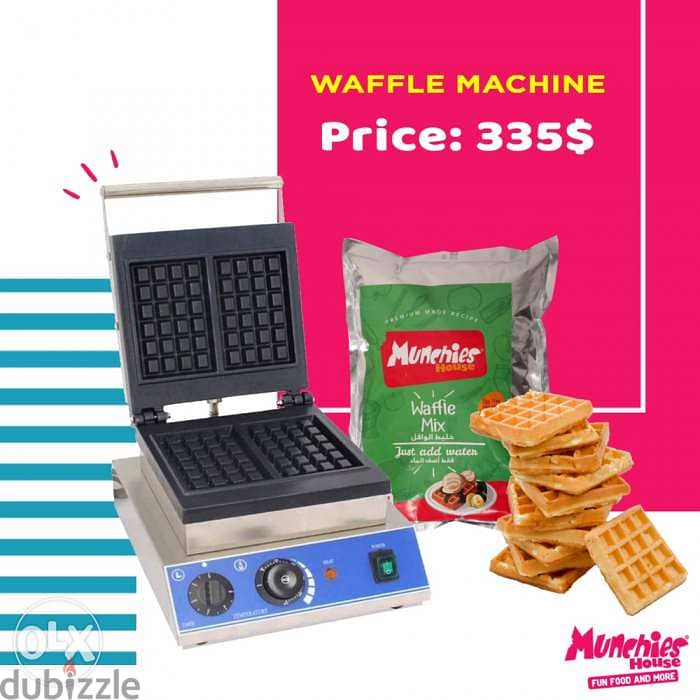 مكينات كريب و واوفل و بابل وافل Waffle, Crepe & Pancake Machines 0