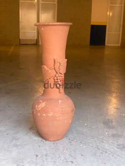 Decorative Vase with Grape Design