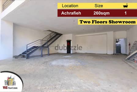 Achrafieh 260m2 | Showroom | Mezzanine | Perfect Investment | AC |