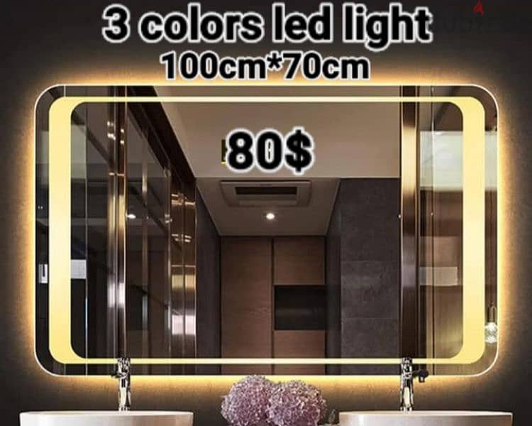 LED TOUCH BATHROOM MIRRORS. مراية حمام 6