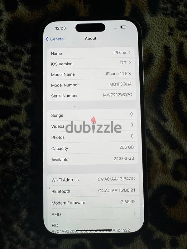 iphone 14 pro 256gb (Purple) 7