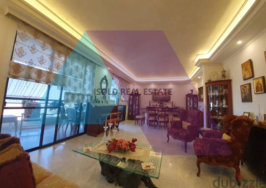 Fully Furnished 165 m2 apartment with partial sea view for sale in Ba 0